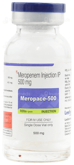 Meropace 500 MG Injection 10 ML